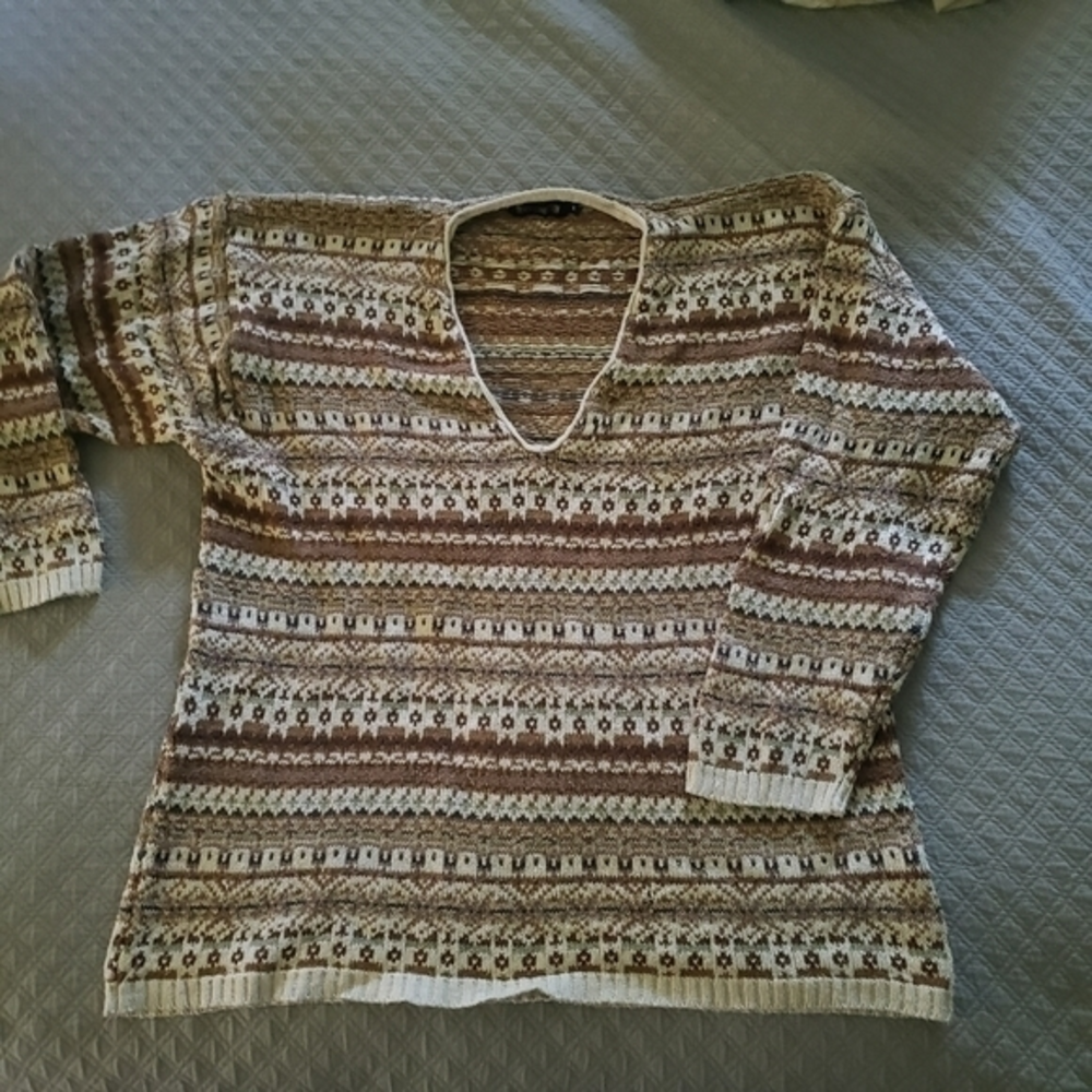 French Connection Fair‎ Isle knit sweater
